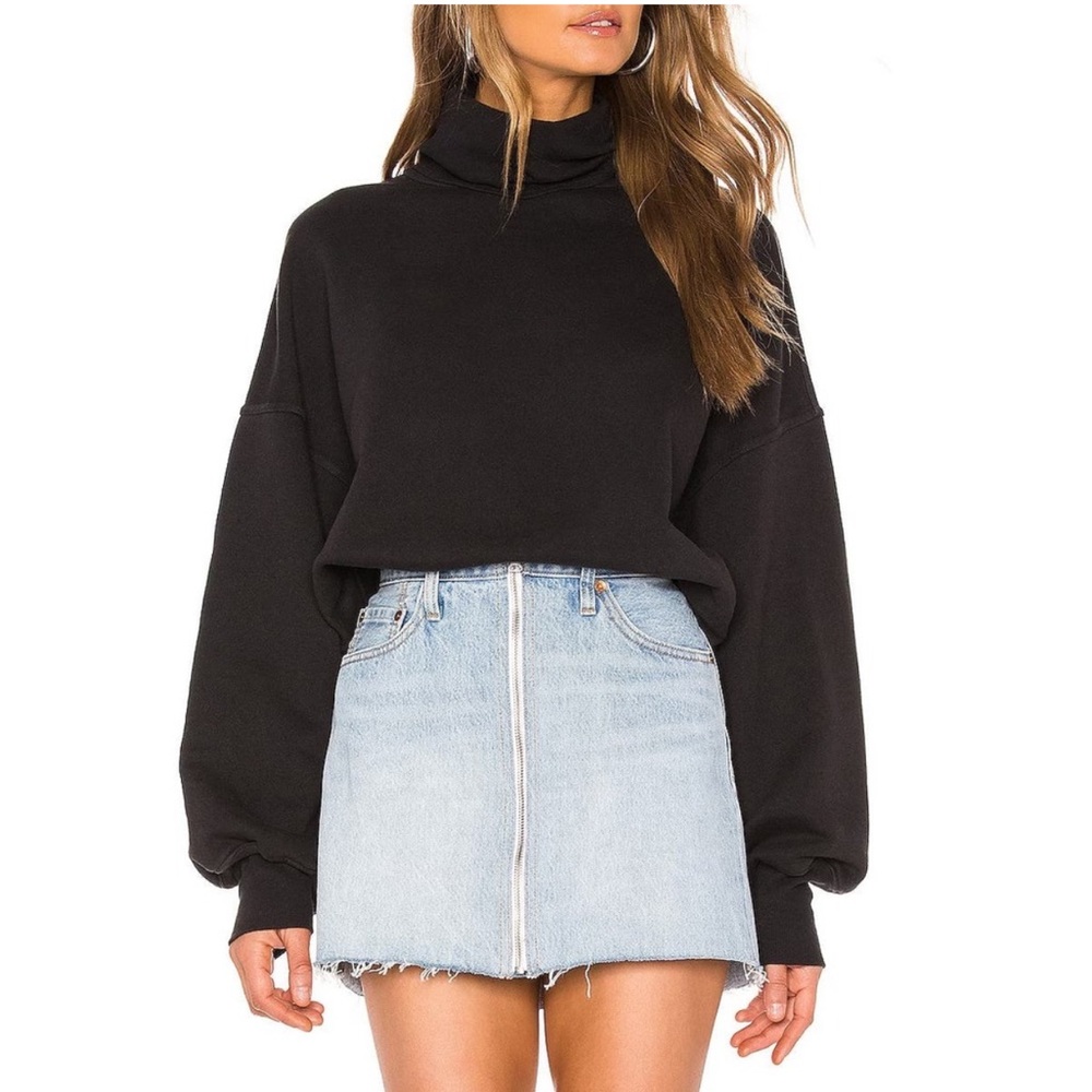 AGOLDE•Long sleeve turtleneck sweatshirt